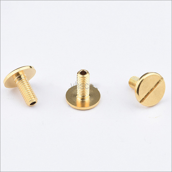 Custom brass slotted screws manufacturer