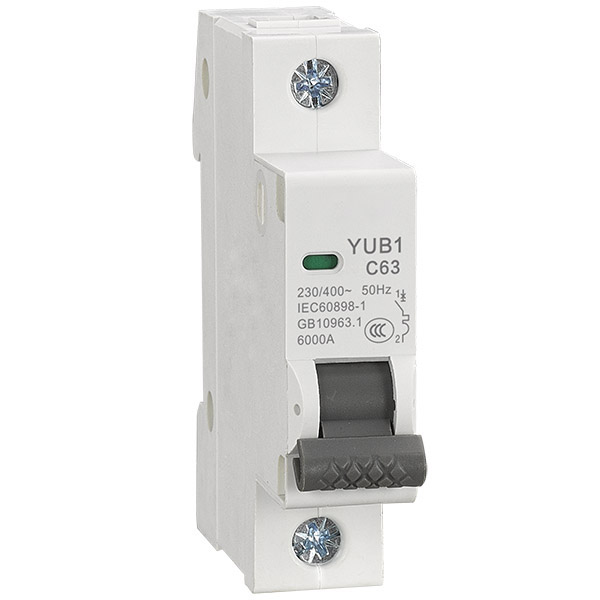 Miniature circuit breaker YUB1-63/1P