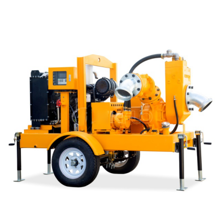 TWP series Mobile Two treys Diesel Engine Drive Vacuum Priming well point dewatering pump