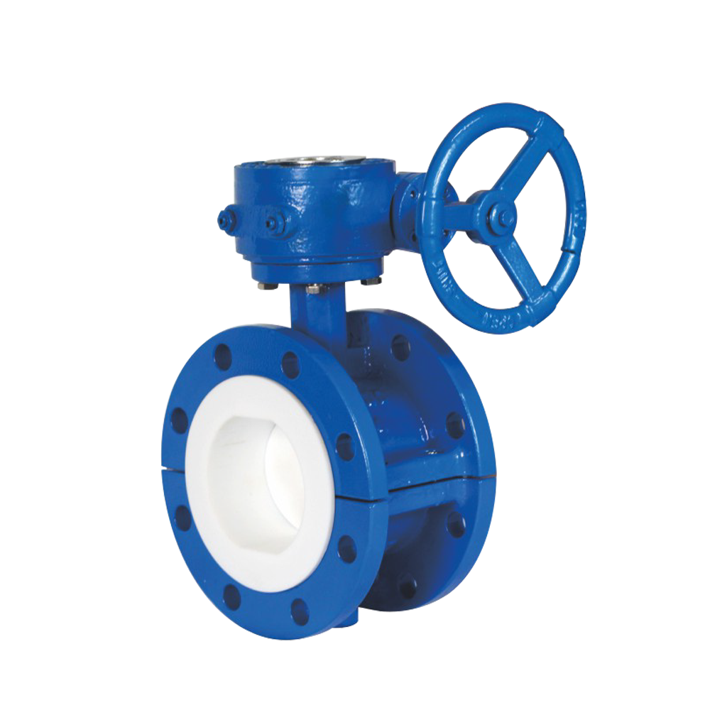 Flange Fluorine-lined Butterfly Valve