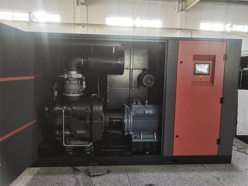 Two-stage Compression power frequency 132kw high power Energy-Saving Screw Air Compressor for industrial and mining