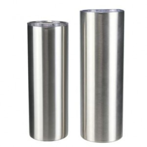 Stainless steel straight tumbler