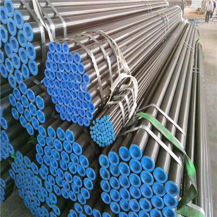 API 5L ASTM A53 ERW Varnish Coating Black Steel Pipe