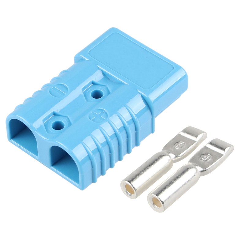 175A600V bipolar connector Anderson plug blue plug battery sightseeing car connector high power fast charging connector plug