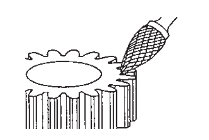 Work on narrow contours, Milling of acute-angled surfaces