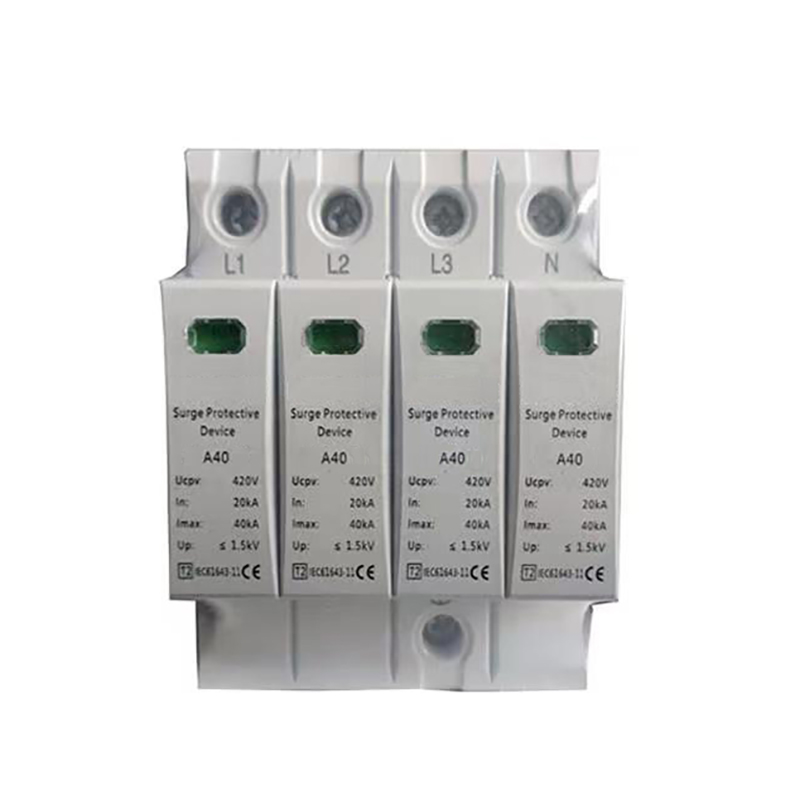 Surge protector lighting arrester  AC solar system spd