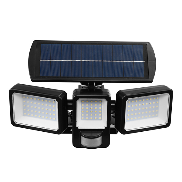 3 Head Solar Sensor Light 1500ml