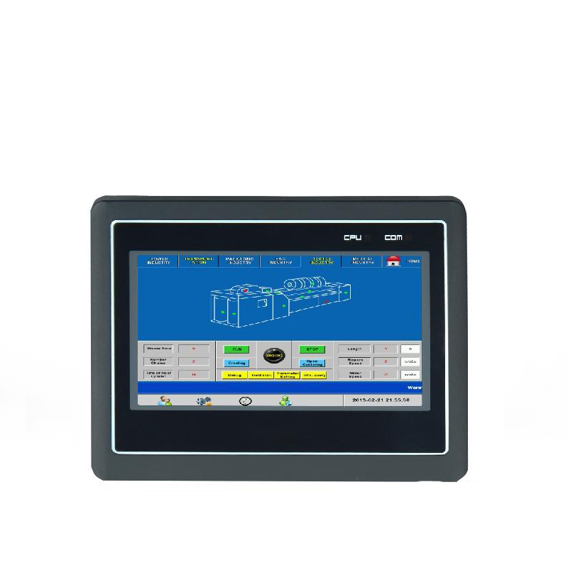 EtherNet 7.4inch RS232/RS485/RS422 LCD HMI EN61000-6-4:2007 ROHS