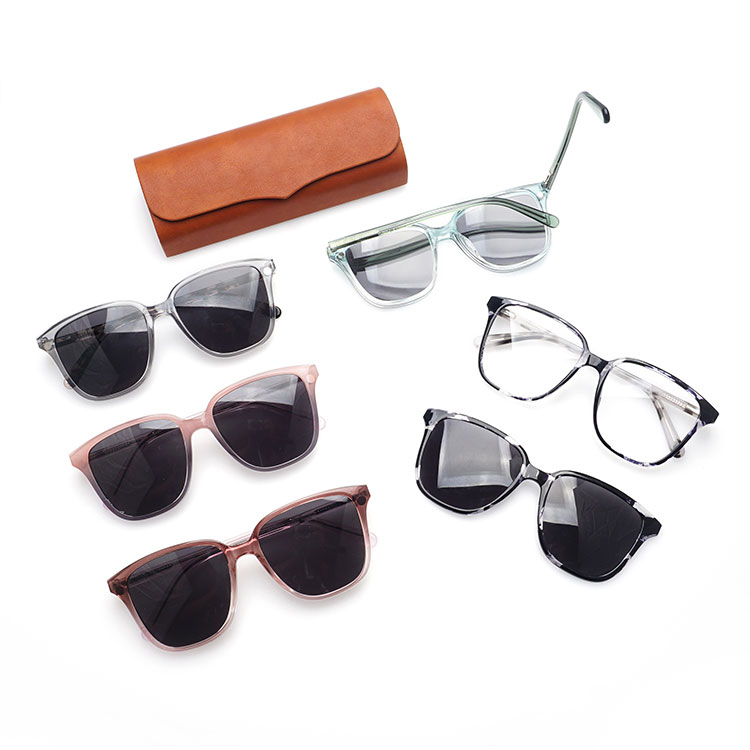 New Designer High Quality Clip On Sunglasses Square Frame JM23620