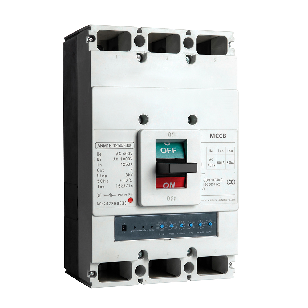 ARM3E Series electronic type adjustable type circuit breaker 400V/690V 1250amp 3/4 Poles Built in LSIG Trip Unit