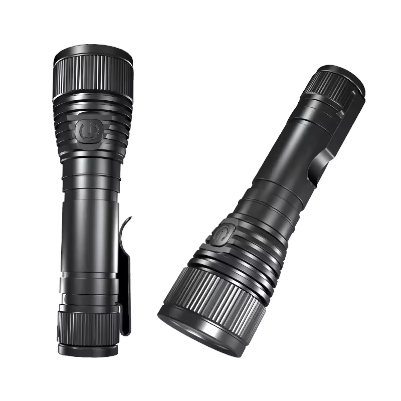 Portable LED Flashlights Rechargeable Aluminum Alloy Waterproof Powerful Tactical Hand Torches for Running Outdoor Camping