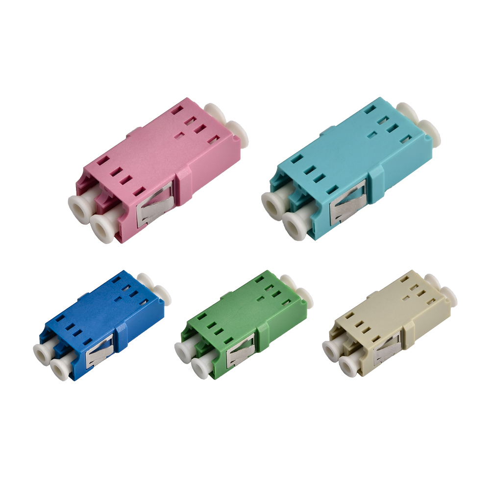 Single Mode LC/APC Plastic Fiber Optic Adapter Without Flange Reference FOB Price