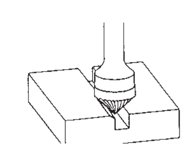 Machining of acute-angled areas; Countersingking; Beveling2