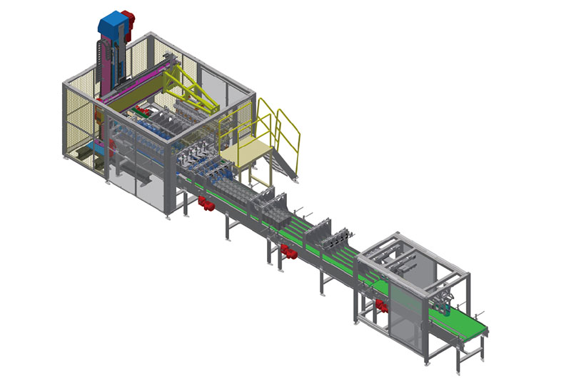 CE servo coordinate case packing machine