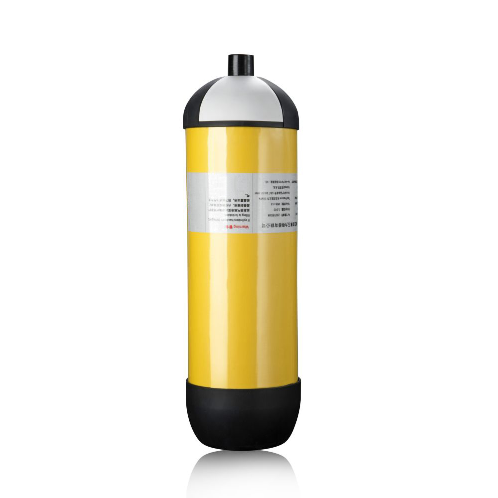 Premium Portable Carbon Fiber Composite Cylinder 6.8L for High-pressure Compressed Air Storage of SCBA