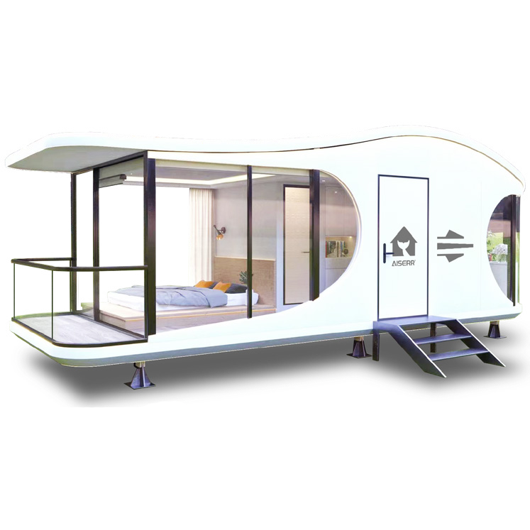 Prefab House Space Capsule POD for 2 Person with Balcony – W9