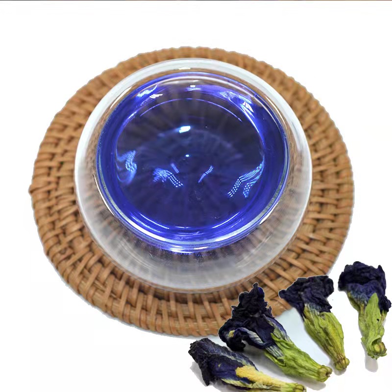 Wholesale Dried Blue Butterfly Pea Flower Tea Organic Butterfly Blue Pea Tea