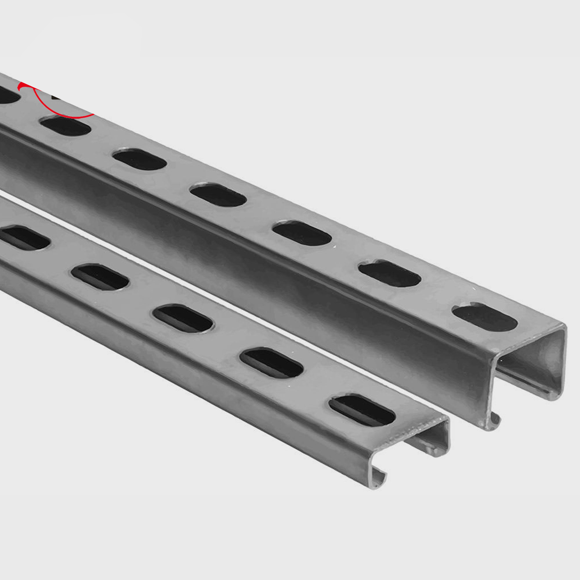 Hot Dip Galvanized Steel Slotted Strut Channel with CE( C Channel, Unistrut, Uni Strut Channel)