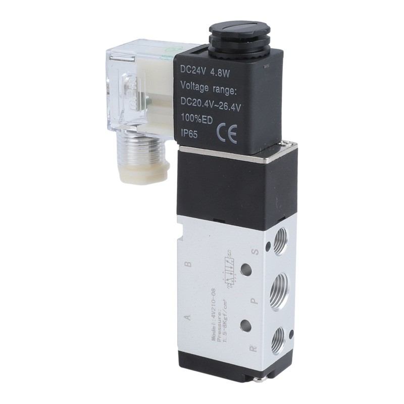 4V210 Two-Position Five-Port Single-Electrically-Controlled Solenoid Valve