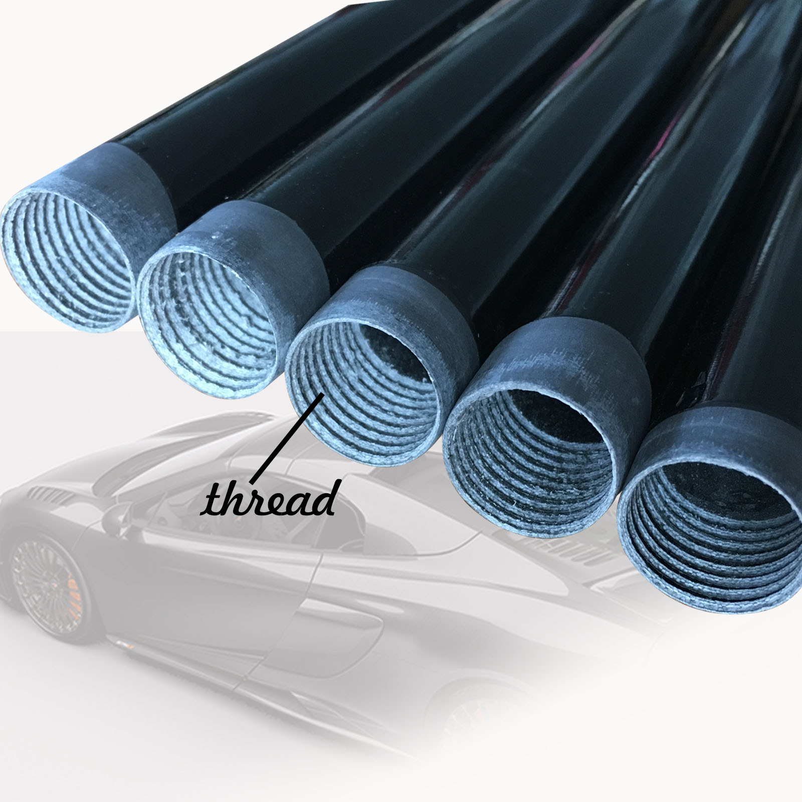 Hollow Carbon Fiber Rods