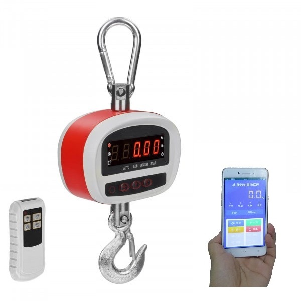 300Kg Digital Hanging Scale Portable Crane Scale with Bluetooth Function