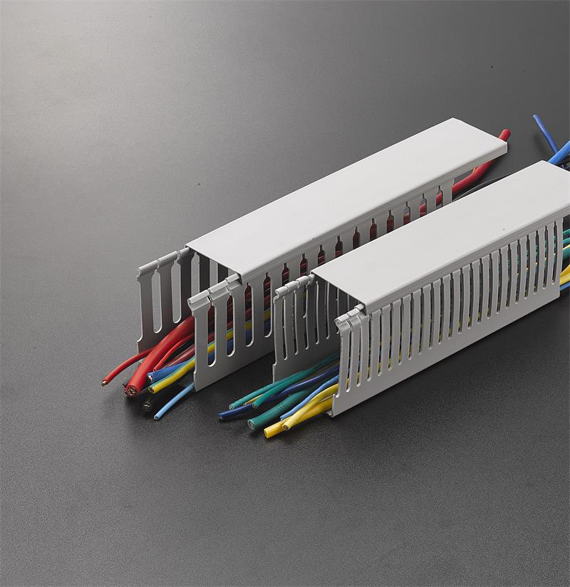 PVC Trunking use for distribution box Cable Channel Slotted Type