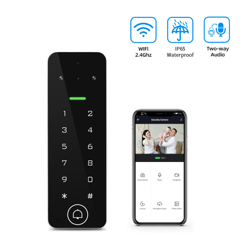 WiFi Video Intercom With Card & Pincode Access