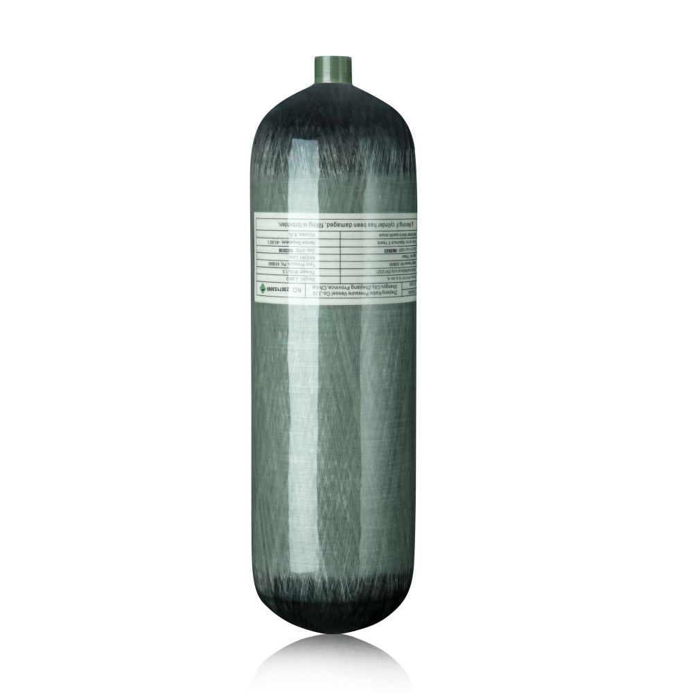 High-performance Multipurpose Carbon Fiber Composite Air Cylinder 6.8L for Emergency Fire Rescue Breathing Apparatus