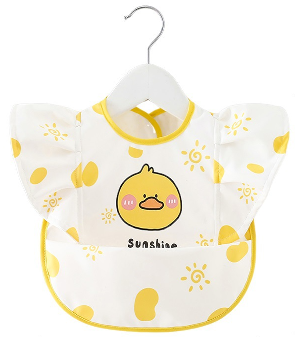 Fancy New Design Lovely Waterproof Baby Beautiful PU Bib for Toddlers