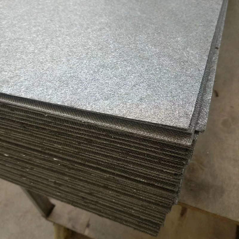 Stainless Steel Hastelloy FeCrAl Nickel Sintered Metal Fiber Felt