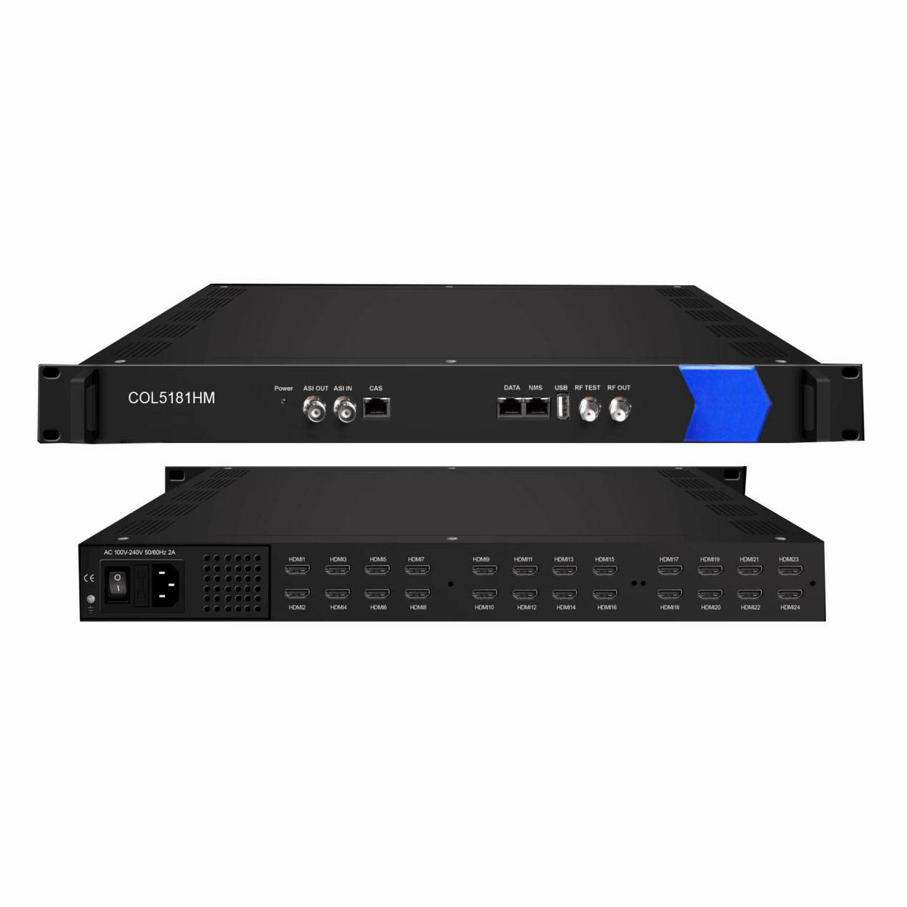 8/16/24 HD 128 IP input MPEG-4 AVC/H.264 to DVB/C/T ATSC ISDB-T Encoder Modulator 5181HM