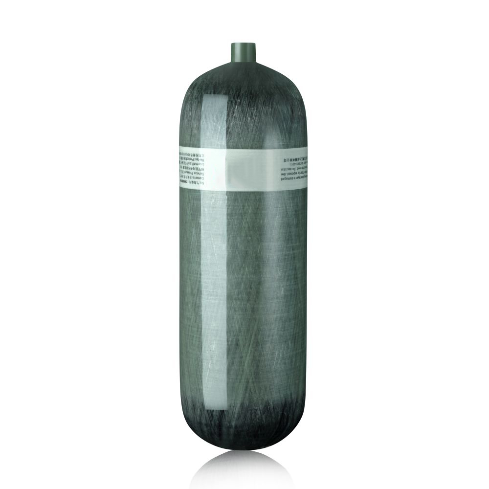 Advanced Ultra-lightweight Multi-use Carbon Fiber High Pressure Air Tank 9L for Respiratory Apparatus Used in Fire Protection Operations