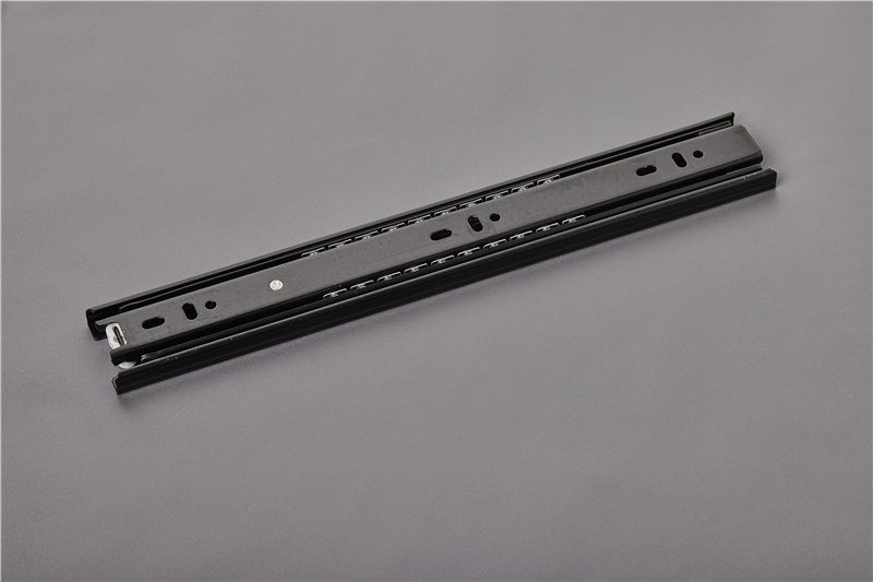 Black ball bearing full extesnion 45mm drawer slide