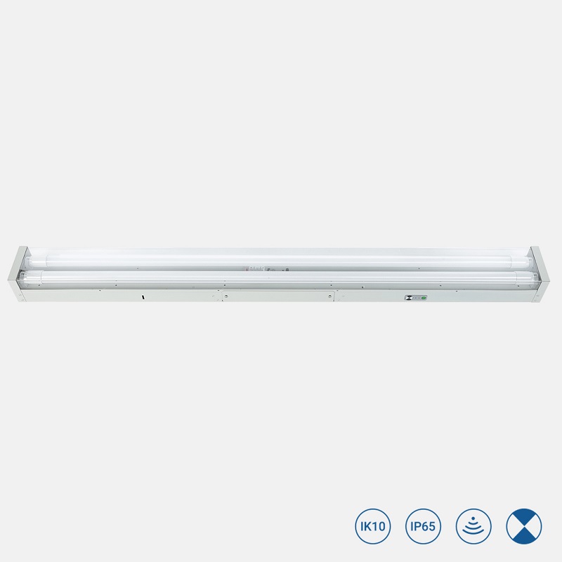 Led Linear Tube Fixture With Transparent Pc Lens