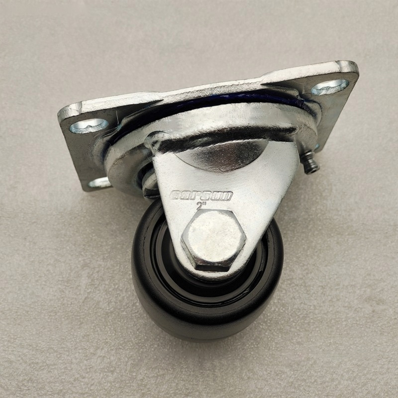 Low Gravity Casters 2 Inch Strong Nylon Industrial Swivel Caster Wheels with Galvanized Fork