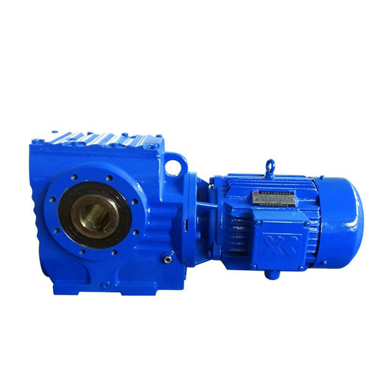 Hollow shaft helical gear worm gearbox motors for chemical and construction machinery