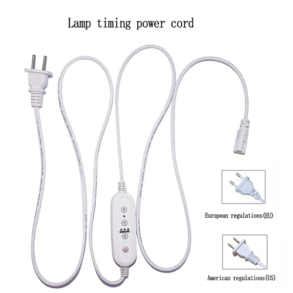 AC100-250V plant lamp and disinfection light timer switch power cord