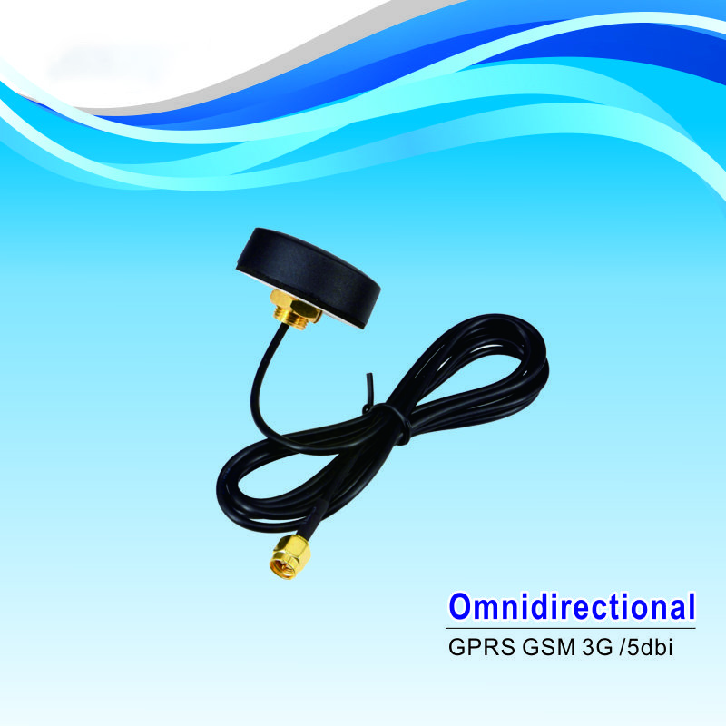 Outdoor waterproof GSM 3G puck external antenna with sma male connector