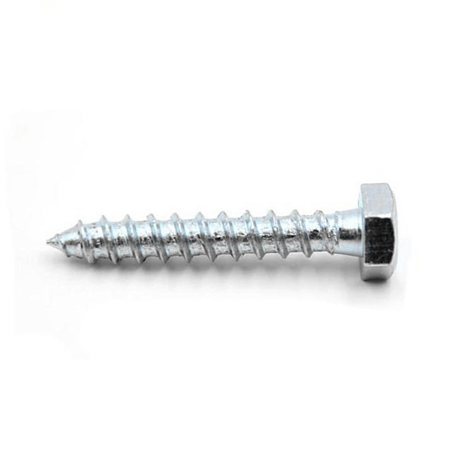 Direct Sales Carbon Steel Hex Head Wood Lag Screws, Hex Head Self Tapping Screws DIN571