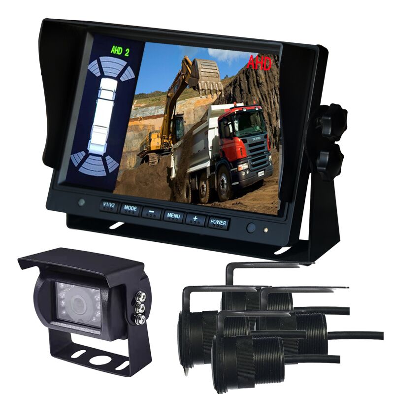 Truck parking sensor with rear camera viewing system bibi sound car radar system