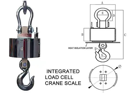 Integrated Load Cell Crane Scale