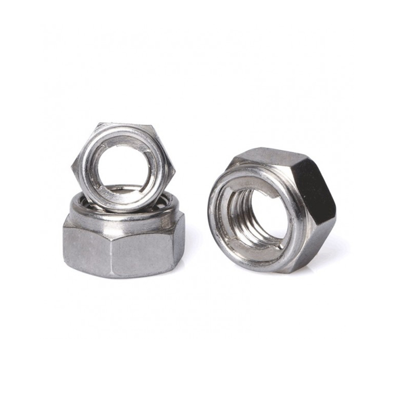 China Suppliers 304 316  A2-70 A4-70 Stainless Steel Nylon Self Locking Nuts