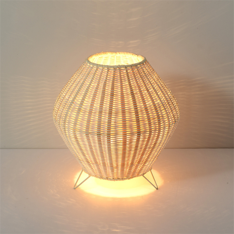 Bedside Homestay Zen Rattan Table Lamp