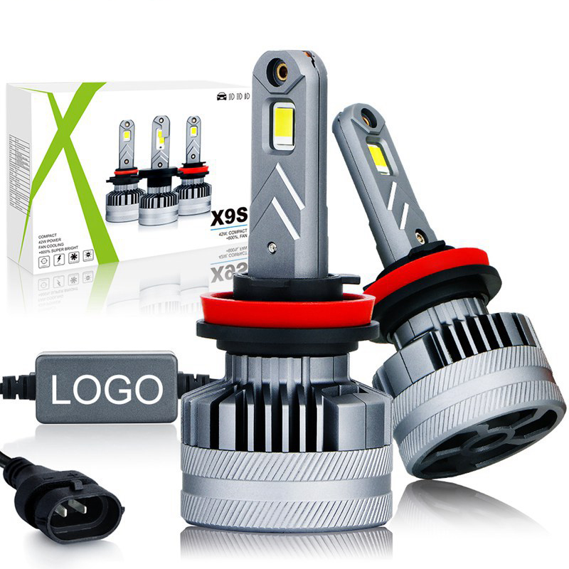 X9S LED Headlight Bulb H11 H7 H4 9005 9006 9012 Auto Headlight Bulb CANBUS 12V 24V LED Car Headlamp
