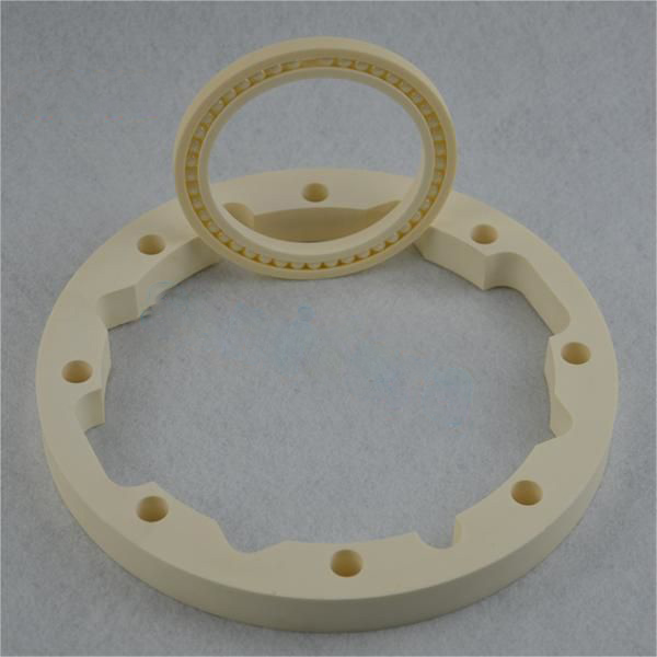 Alumina semiconductor ceramic seal ring