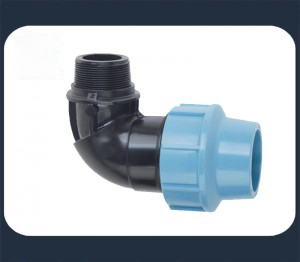 Low price popular brass hdpe fittings male thread elbow