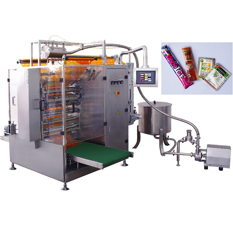 DXDM-F Series Multi-lanes Four Side Seal Powder&Liquid Packaging Machine