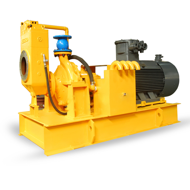 SPH series dry self priming pump drive by electrical motor